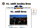 NĂˇhled webu 41. smíšený oddíl Junáka Brno