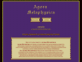 NĂˇhled webu Agora Metaphysica