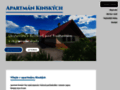 NĂˇhled webu Apartmán Kinských