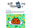 NĂˇhled webu Blue vegan pig