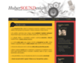 NĂˇhled webu Hubersound Design