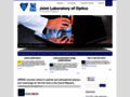 NĂˇhled webu Společná laboratoř optiky