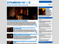 NĂˇhled webu MusicServer