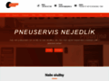 NĂˇhled webu Pneuservis Nejedlík Uherský Brod