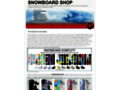 NĂˇhled webu Snowboard eshop