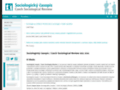 NĂˇhled webu Sociologický časopis