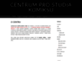 NĂˇhled webu Centrum pro studia komiksu