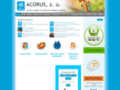 NĂˇhled webu ACORUS, z. ú.