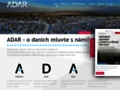 NĂˇhled webu Adar s.r.o.