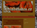 NĂˇhled webu Albino Snakes.cz
