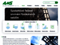 NĂˇhled webu AMS hladinoměry, s.r.o.