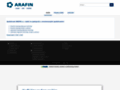 NĂˇhled webu Arafin, a.s.