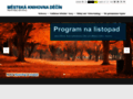 NĂˇhled webu Městská knihovna Děčín