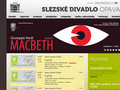 NĂˇhled webu Slezské Divadlo Opava