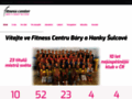 NĂˇhled webu Fitness Center Hanky Šulcové