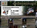 NĂˇhled webu Mezinárodní folklorní festival Červený Kostelec