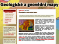 NĂˇhled webu Geologické mapy