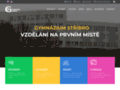 NĂˇhled webu Gymnázium a Obchodní akademie Stříbro