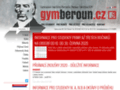 NĂˇhled webu Gymnázium Beroun