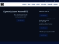 NĂˇhled webu Gymnázium Kroměříž