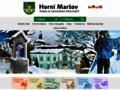 NĂˇhled webu Obec Horní Maršov