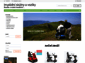 NĂˇhled webu Invalidní vozíky a skútry