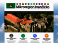 NĂˇhled webu Mikroregion Ivančicko
