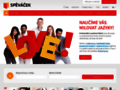 NĂˇhled webu Spěváček jazyková škola
