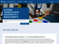 NĂˇhled webu Katedra průmyslového inženýrství a managementu