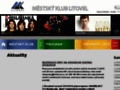 NĂˇhled webu Městský klub Litovel