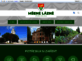 NĂˇhled webu Mšené - lázně