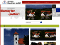 NĂˇhled webu Mikroregion Blanský les - podhůří