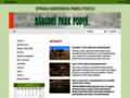NĂˇhled webu Národní park Podyjí