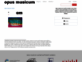 NĂˇhled webu Opus musicum