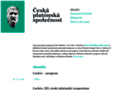 NĂˇhled webu Česká Platónská společnost