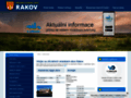 NĂˇhled webu Obec Rakov