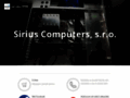 NĂˇhled webu Sirius Computers