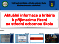 NĂˇhled webu Střední policejní škola MV Holešov