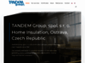 NĂˇhled webu Tandem Group, spol. s.r.o