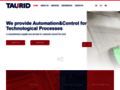NĂˇhled webu Taurid s.r.o.
