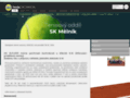 NĂˇhled webu Tenisový klub SK Mělník