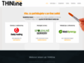 NĂˇhled webu THINline interactive, s. r. o.