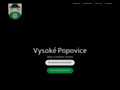 NĂˇhled webu Vysoké Popovice