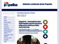 NĂˇhled webu Základní umělecká škola Popelka