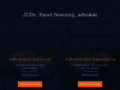 NĂˇhled webu JUDr. Pavel Novotný, advokát