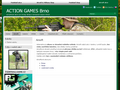 NĂˇhled webu Action Games Brno