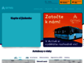 NĂˇhled webu Arriva ČSAD Kladno