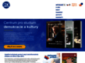 NĂˇhled webu Centrum pro studium demokracie a kultury