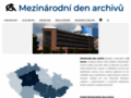 NĂˇhled webu Mezinárodní den archivů