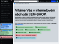 NĂˇhled webu EM-shop